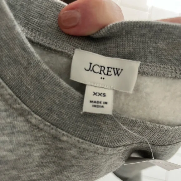 J. Crew Gray Game Day Sweatshirt - Picture 2 of 4